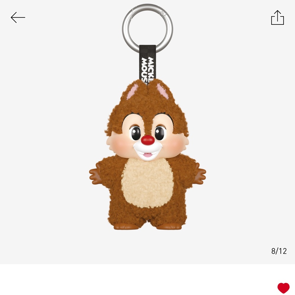 Pop Mart Mickey Family Cute Together Pendant *DALE* *READ DESCRIPTION*